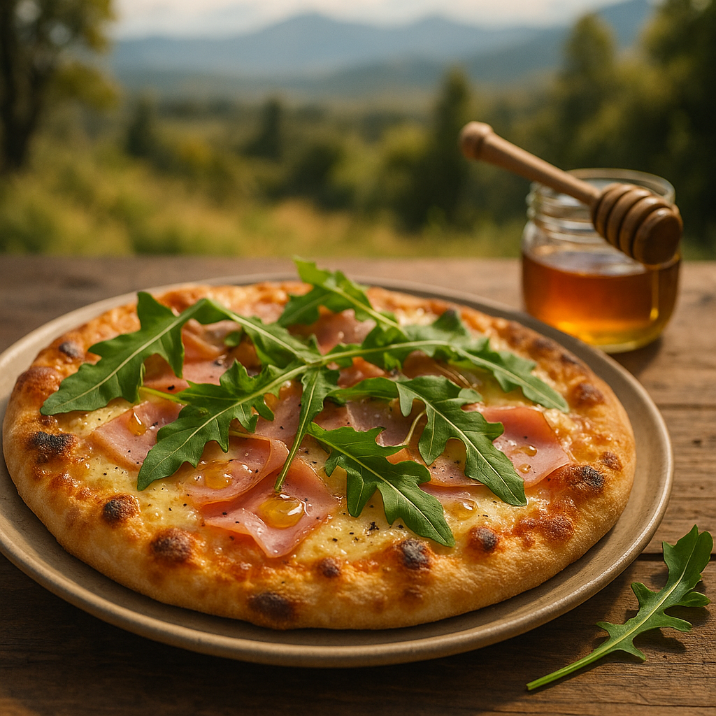 Fusión de Sabores: Pizza de Miel y Jamón que Sorprenderá a tus Invitados
