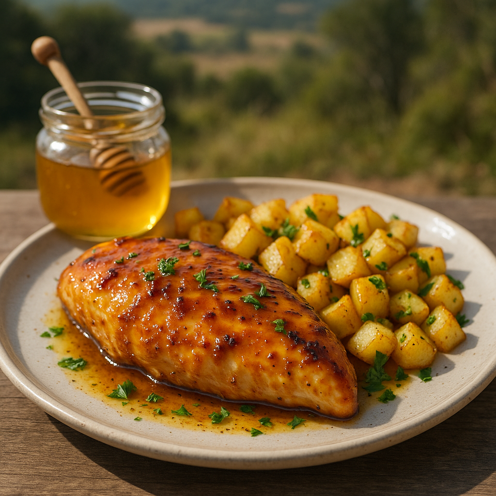 Delicia Glaseada: Pollo con Miel y Mostaza que Sorprenderá tus Sentidos