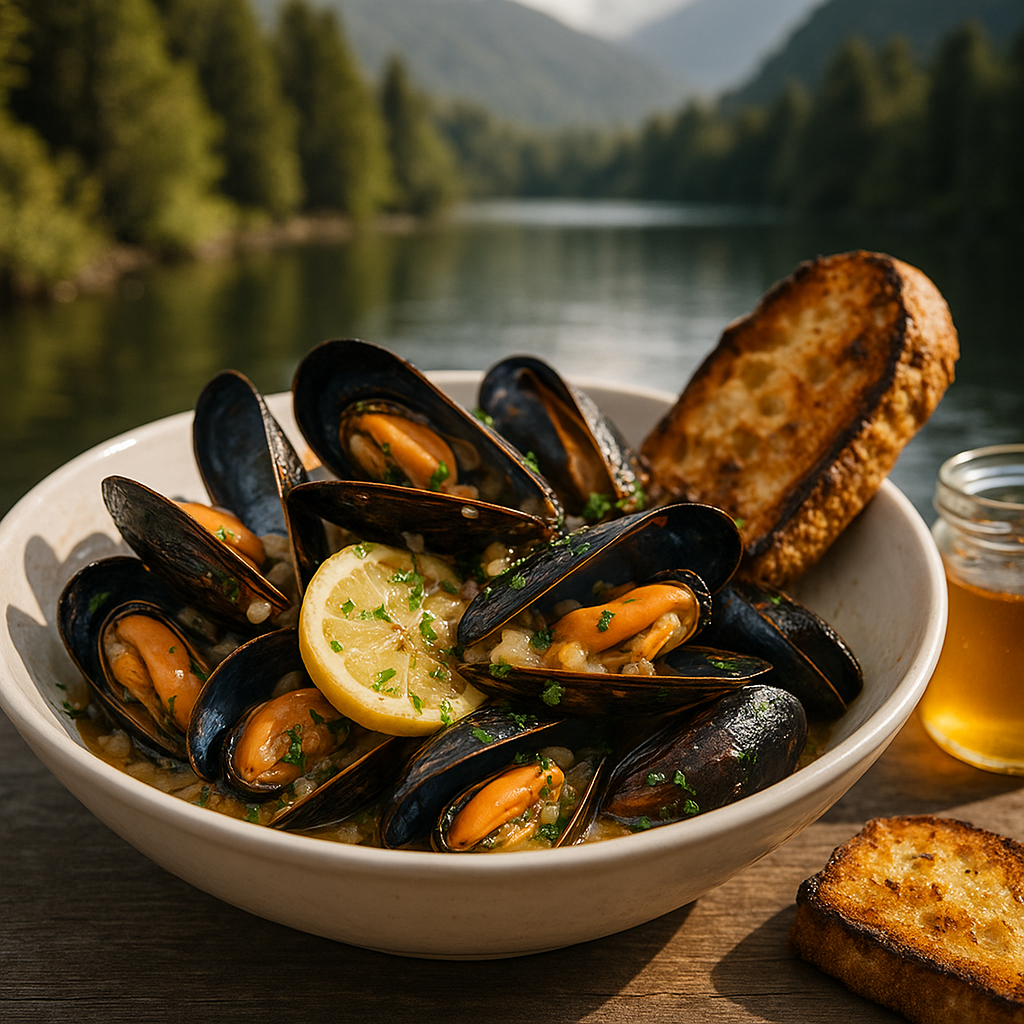 Un viaje gastronómico por los tesoros del mar: Mejillones a la miel y limón