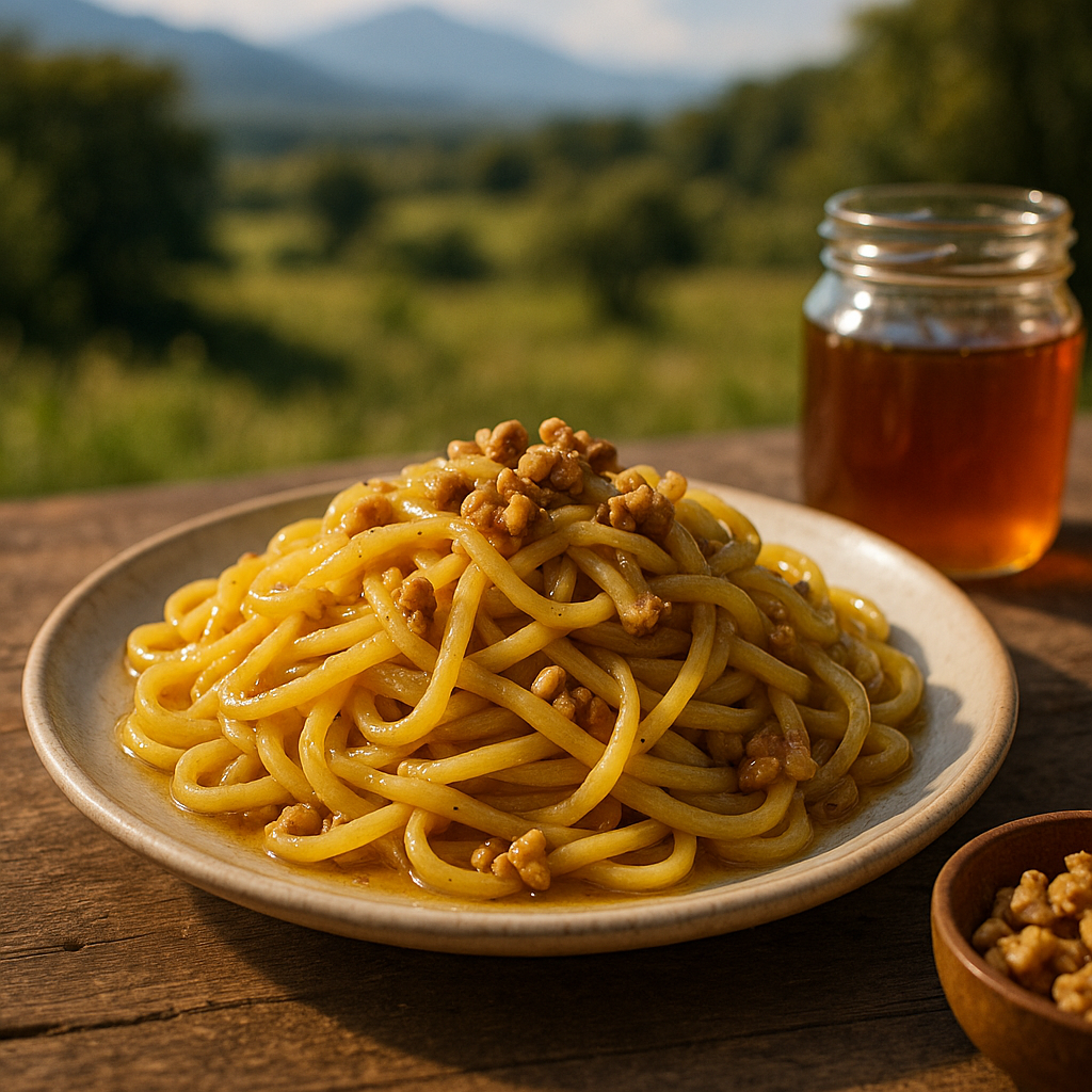Fideos con miel: la sorprendente fusión de dulzura y tradición en tu mesa