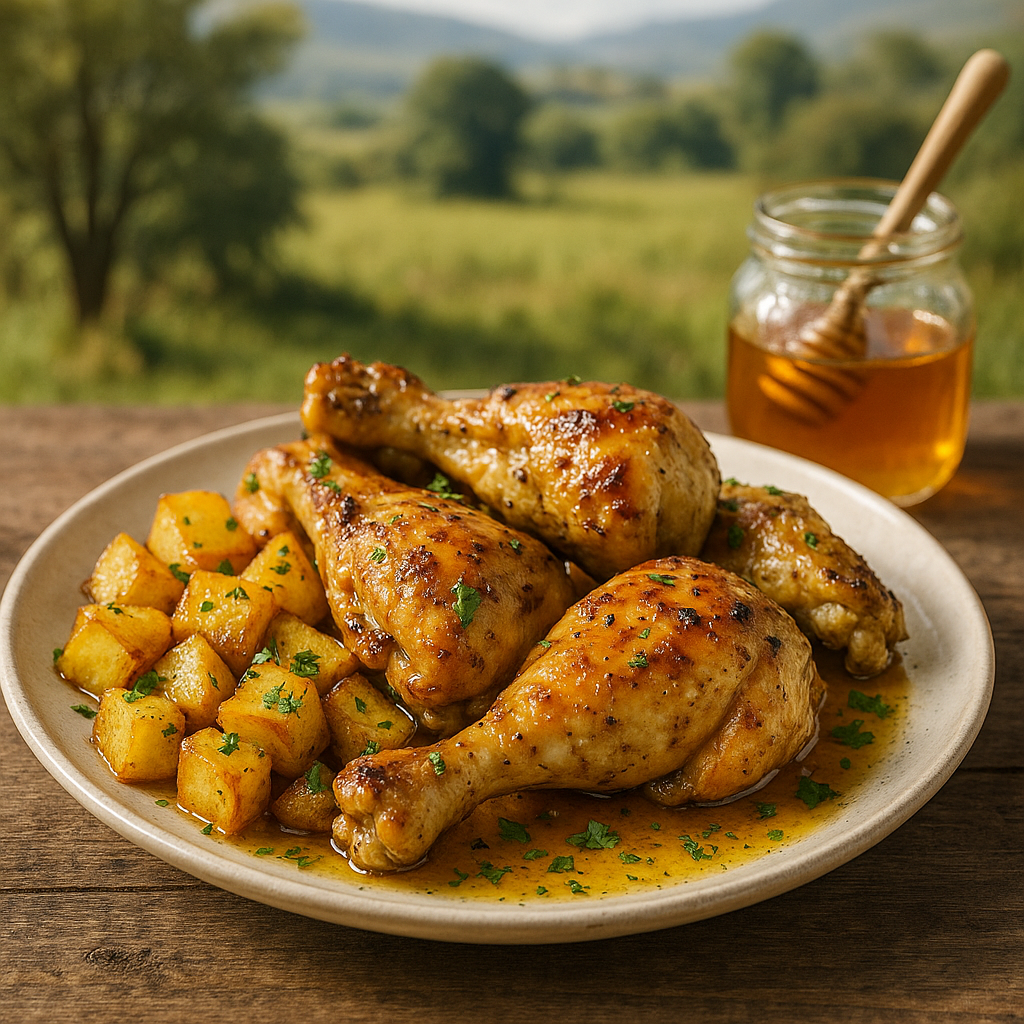 Pollo con miel: una explosión de sabor y tradición en tu mesa